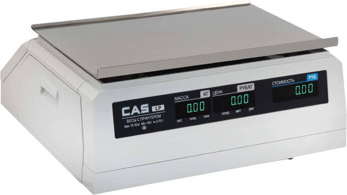 Весы CAS LP-06 (1.6) c TCP/IP, цена 116 646 руб. - Торговые весы с печатью этикеток